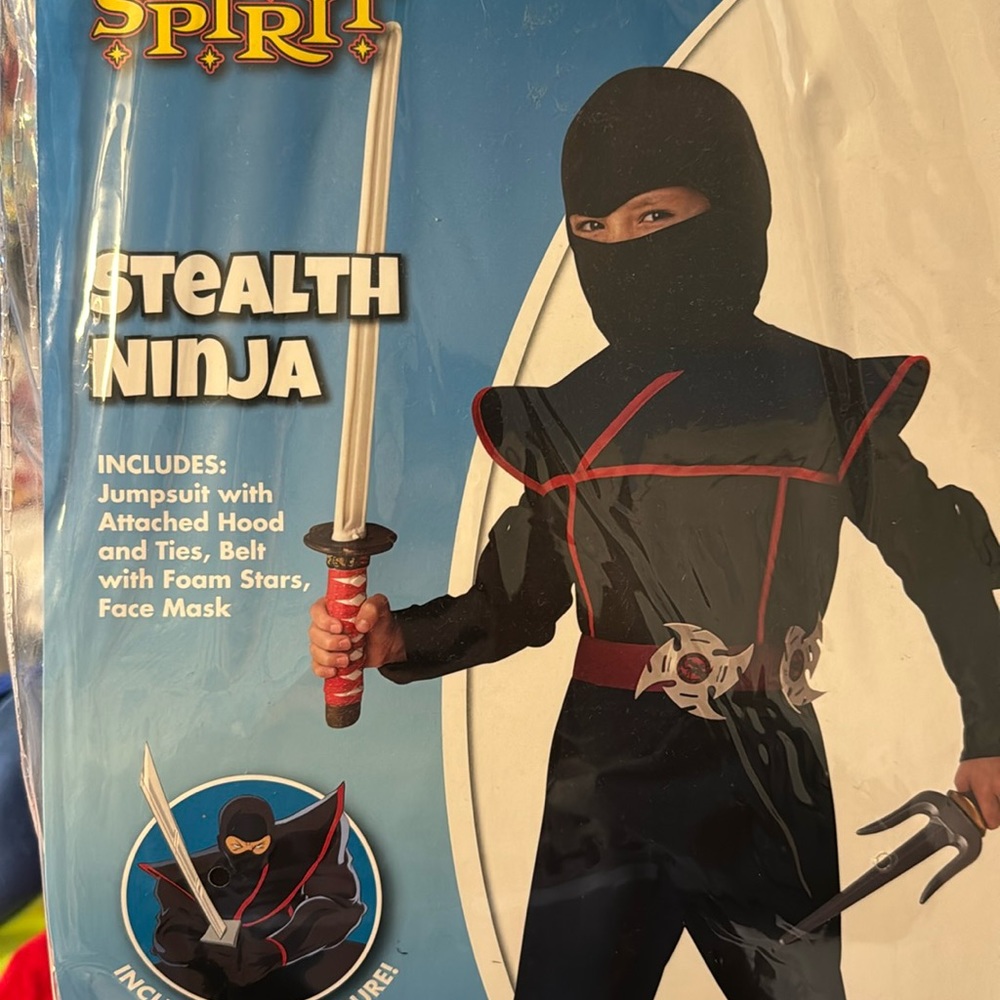 2T Ninja Halloween costume. Worn for 2 hours.